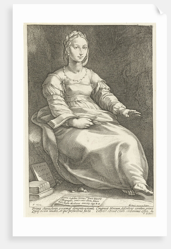 Kalliope by Hendrick Goltzius