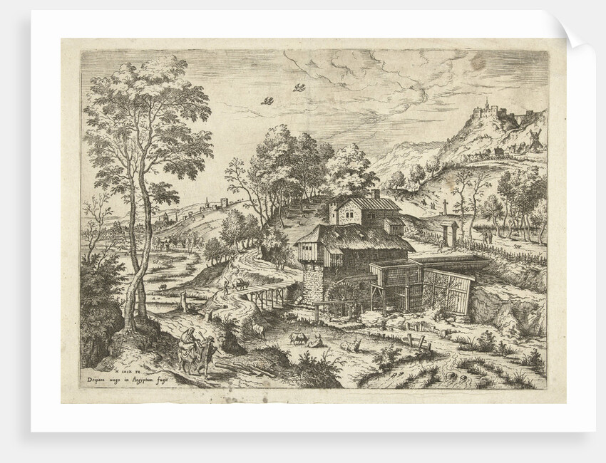 Flight into Egypt by Matthys Cock