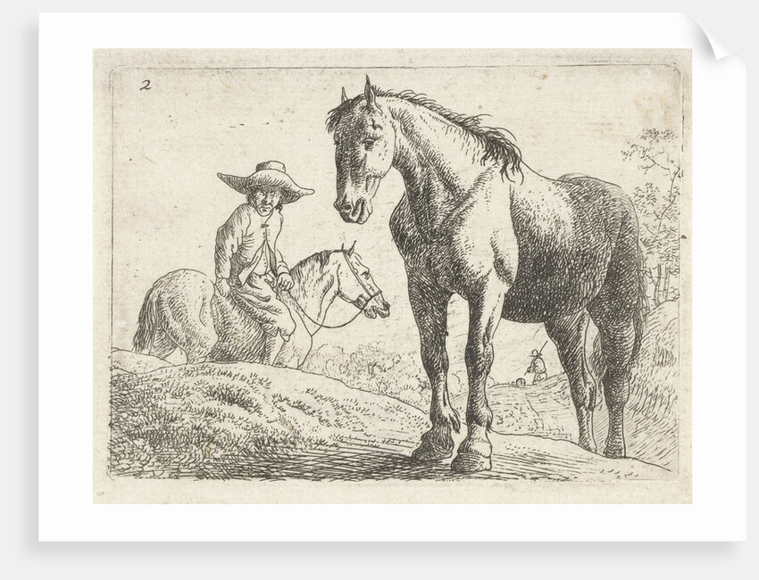 Two horses, one Horseman by Jochem Bormeester
