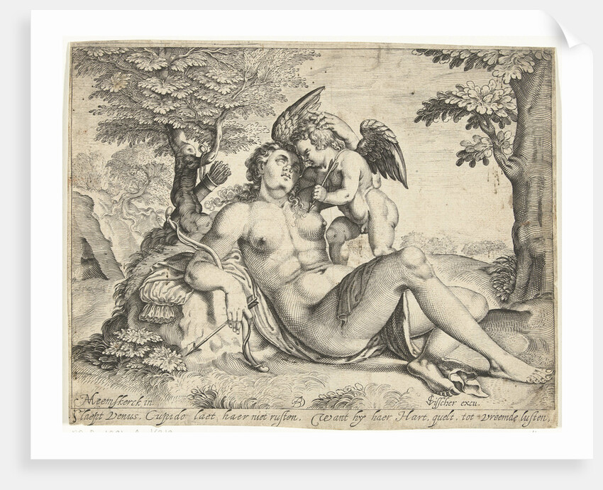 Venus and Cupid by Claes Jansz. Visscher II