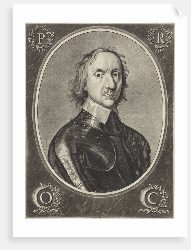 Portrait of Oliver Cromwell by Rombout van den Hoeye