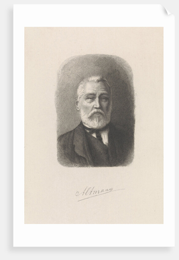 Portrait of the painter Sybrand Altmann by Edouard Taurel