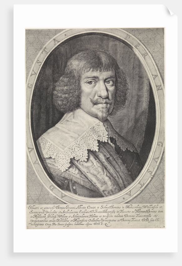 Portrait of Johann Albrecht (II), Count of Solms-Braunfels by Crispijn van de Passe II