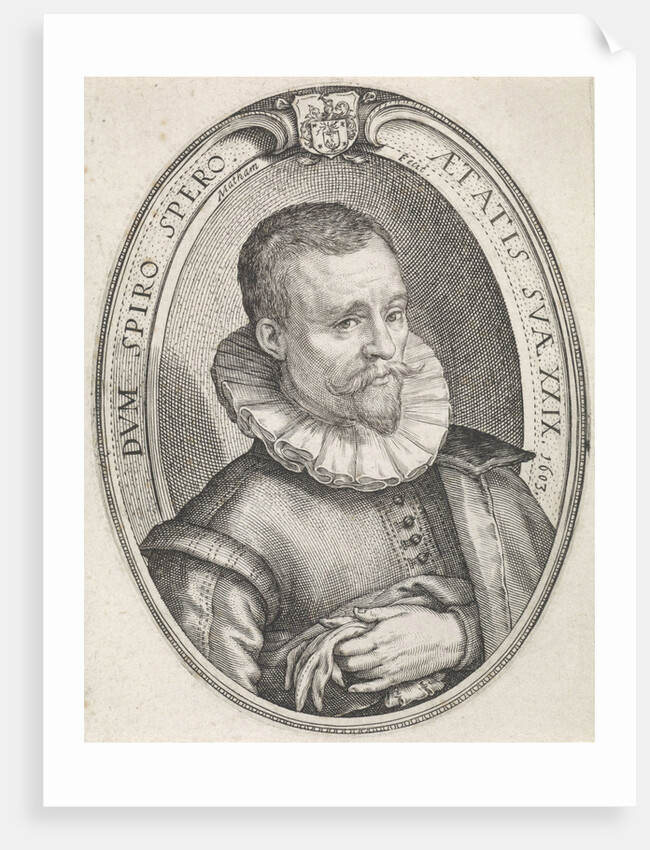 Portrait of a 29-year-old man by Jacob Matham