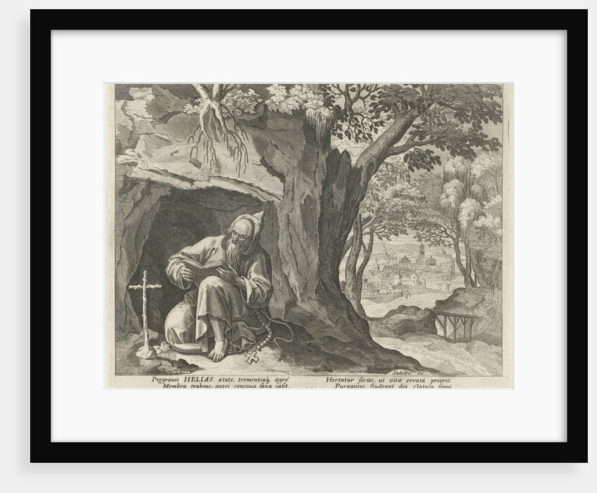 Helias the hermit by Maerten de Vos