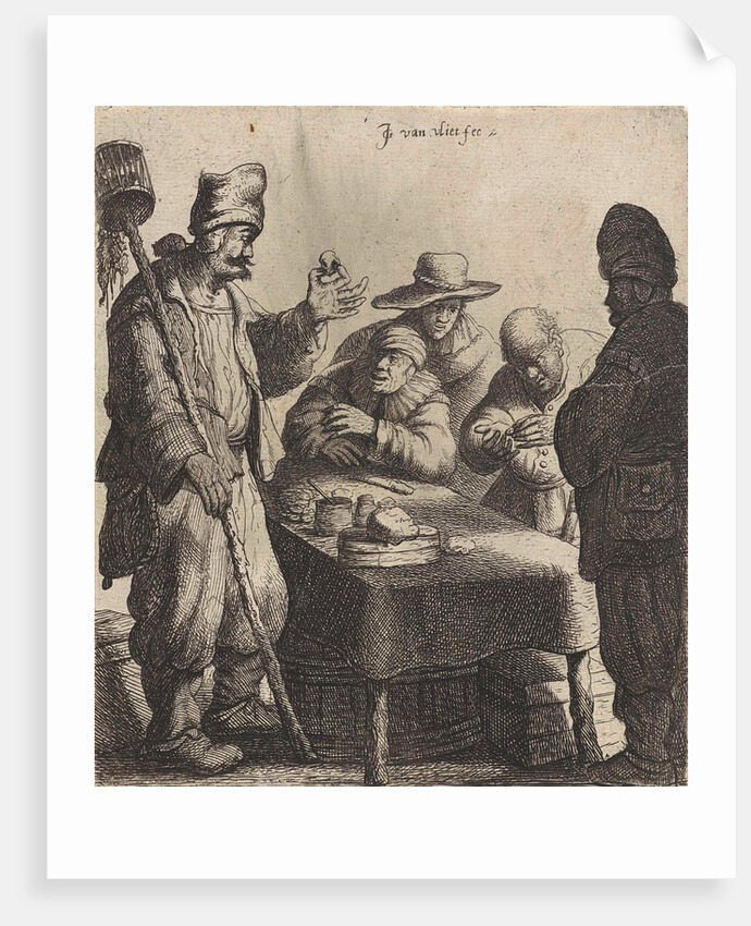 Rat poison seller by Jan Gillisz. van Vliet