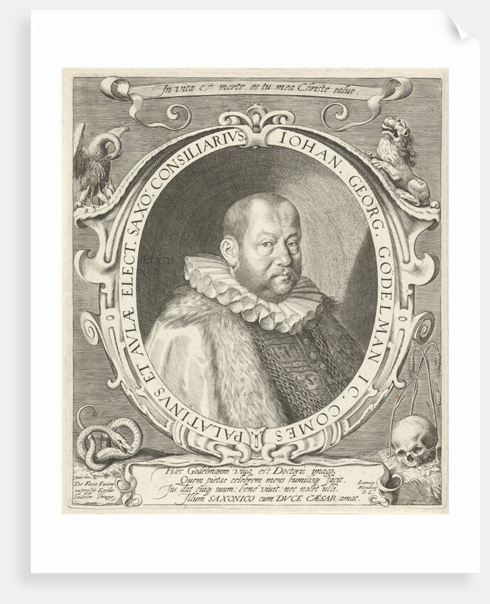 Portrait of Johann Georg Gödelmann by Johannes Nienborg