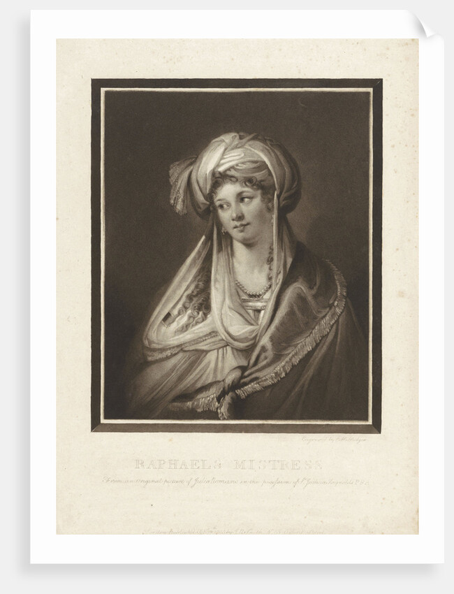 The mistress of Raphael by John Raphael Smith