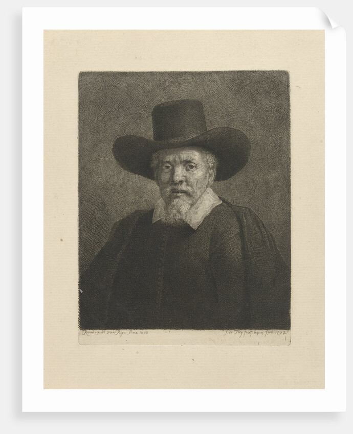 Portrait of Arnout Tholinx by Rembrandt Harmensz. van Rijn