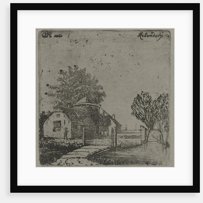 View of Hekendorp by Eberhard Cornelis Rahms