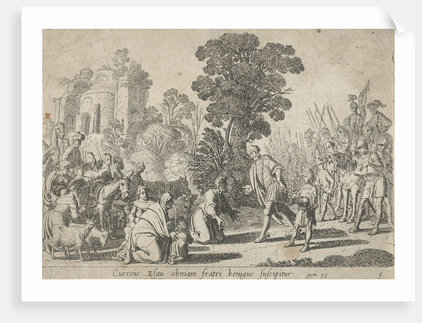 Reconciliation of Jacob and Esau by Claes Moeyaert