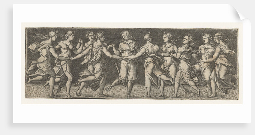 Apollo and the Muses by Monogrammist AC