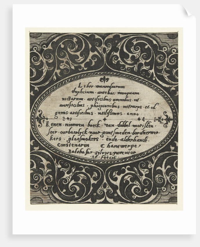 Liber maurusiarum duplicium by Balthazar van den Bos