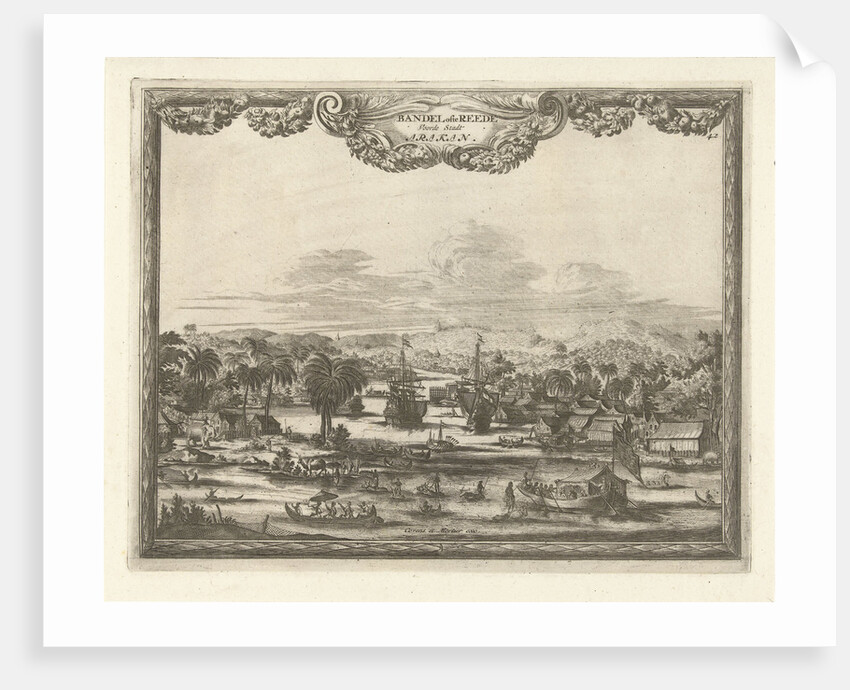 View port of Arakan by Johannes Covens and Cornelis Mortier