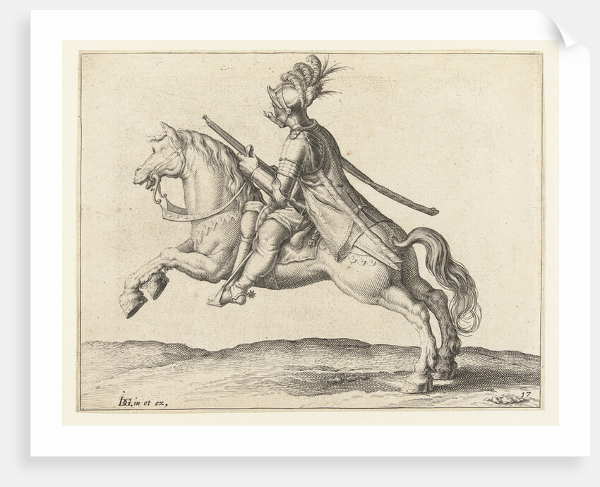 Horseman with harquebus, turned to the right by Zacharias Dolendo