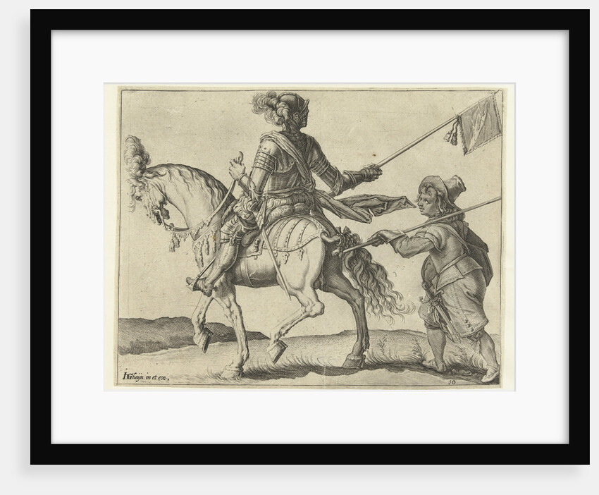 Rider with banner by Jacob de Gheyn II