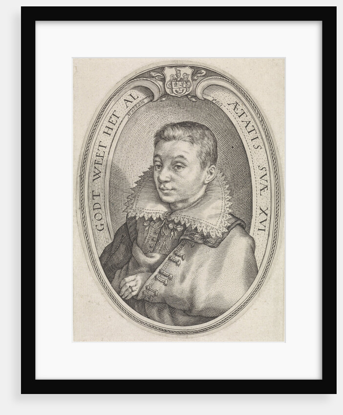 Portrait of Cornelis Abrahamsz Horn by Jacob Matham