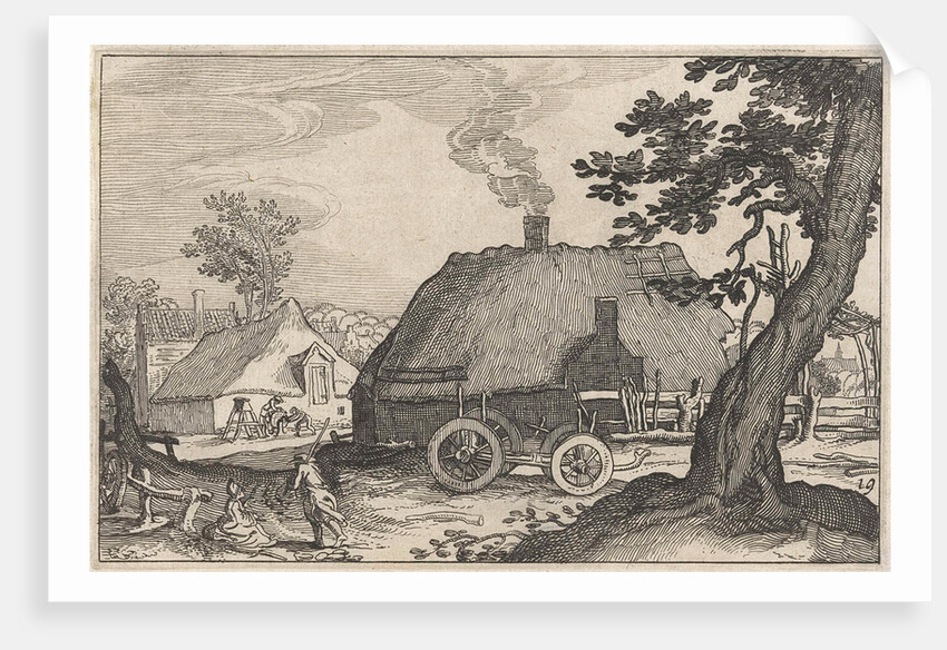 Group farms by Boëtius Adamsz. Bolswert