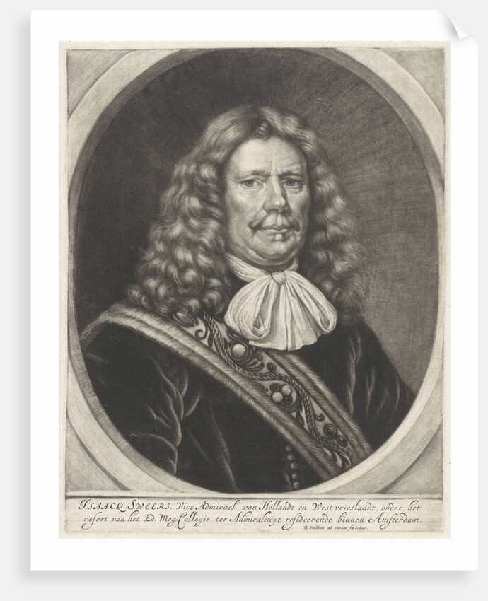 Portrait of Rear Admiral Isaac Sweers by Bernard Vaillant