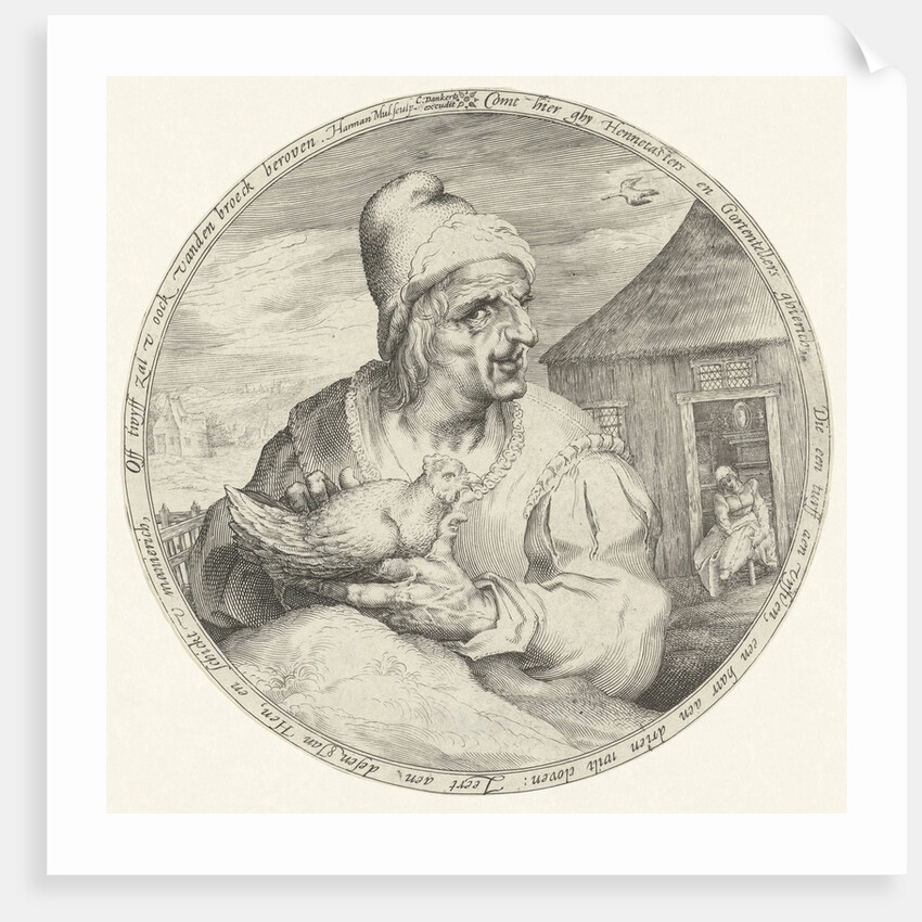 Hen-pecked husband by Cornelis Danckerts I