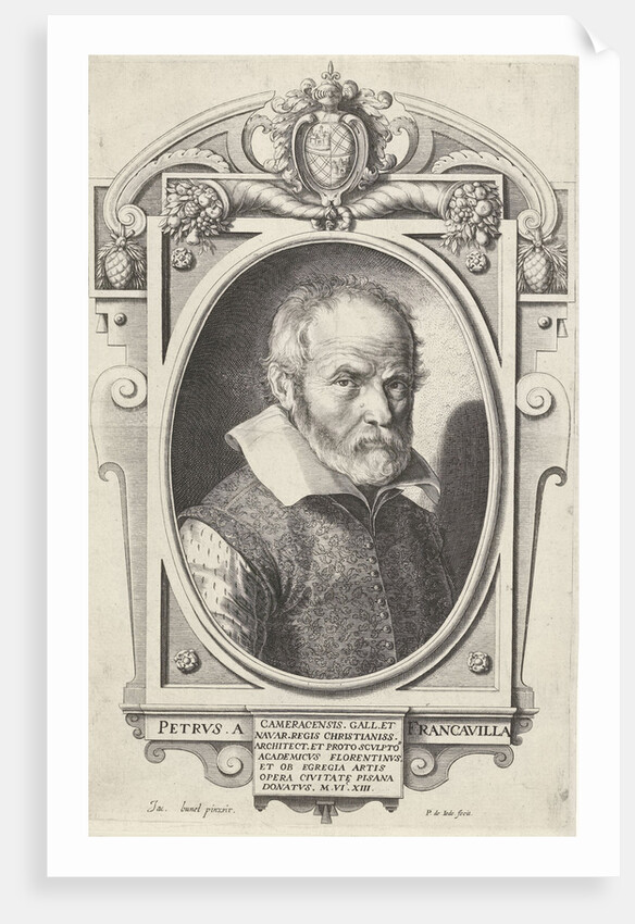 Portrait of Pietro Francavilla (Pietro Franqueville) by Pieter de Jode I