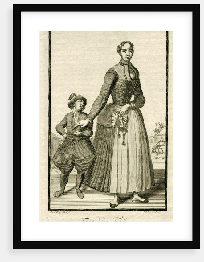 Woman from Friesland by Pieter van den Berge