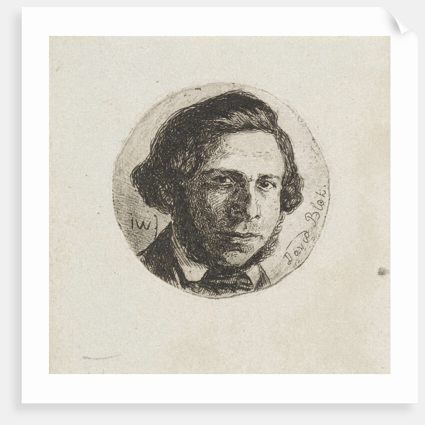 Portrait of David Block by Jan Weissenbruch