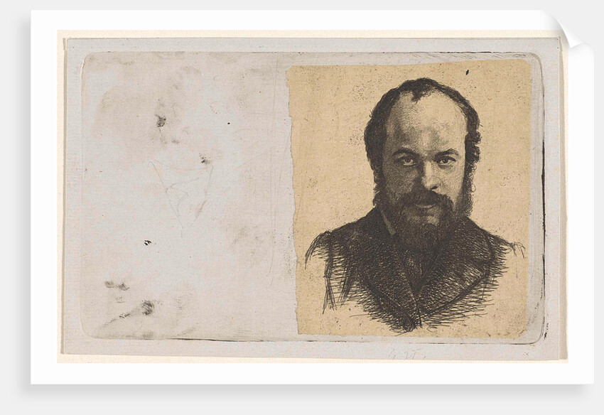 Portrait of Jan Weissenbruch by Frederik Hendrik Weissenbruch