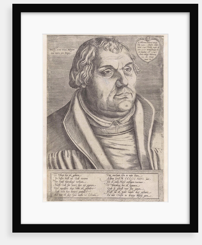 Portrait of Martin Luther by Lucas Cranach II