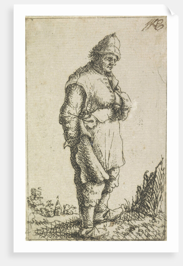 Standing man by Monogrammist NE