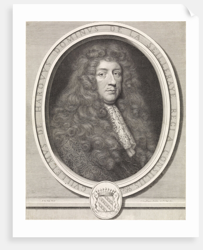 Portrait of Breton treasurer Guilaume the Harouys de la Seilleraye by Pieter van Schuppen