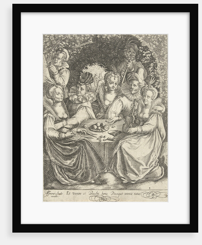 The prodigal son wastes his inheritance by Nicolaes de Bruyn
