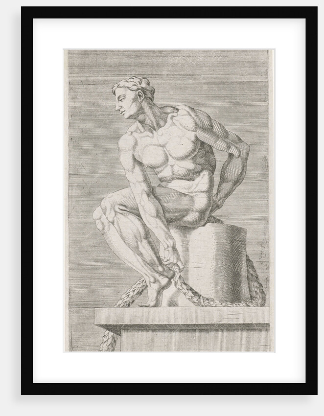 Figure from the Sistine Chapel, Rome Italy by Dirck Volckertsz Coornhert