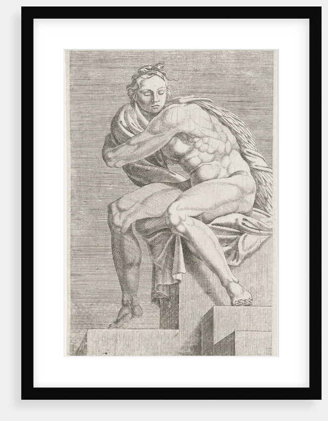 Figure from the Sistine Chapel by Dirck Volckertsz Coornhert