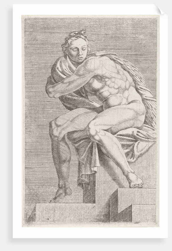 Figure from the Sistine Chapel by Dirck Volckertsz Coornhert