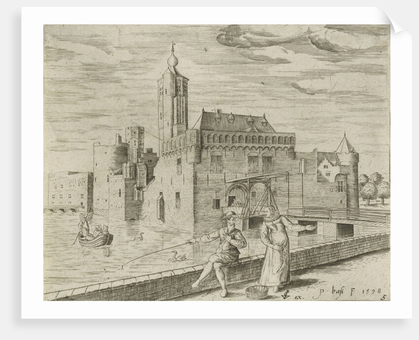 The castle Aldegonde, Bornem Castle, Marnix de Sainte-Aldegonde Castle, Bornem, province of Antwerp by Belgium