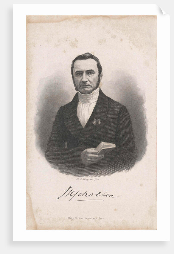 Portrait of Jan Hendrik Scholten by Dirk Noothoven van Goor