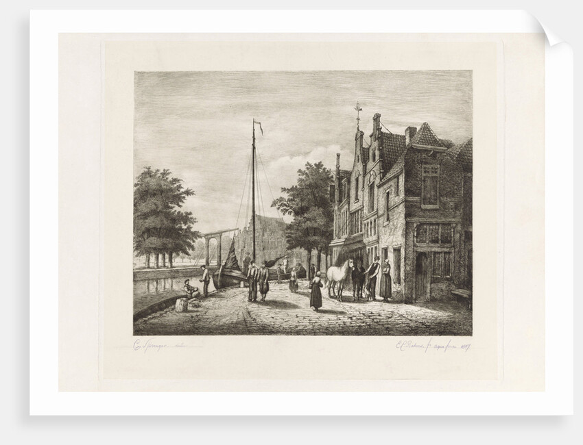 Street view by Eberhard Cornelis Rahms
