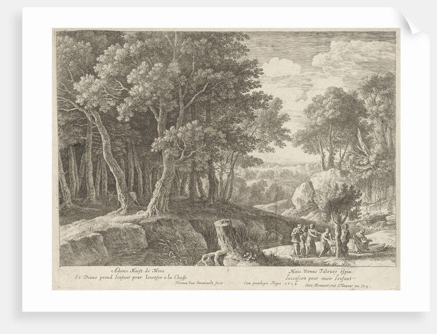 Birth of Adonis by Henri Bonnart I