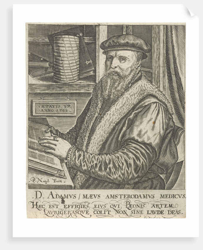 Portrait of Adam Maeus by Pieter Nagel