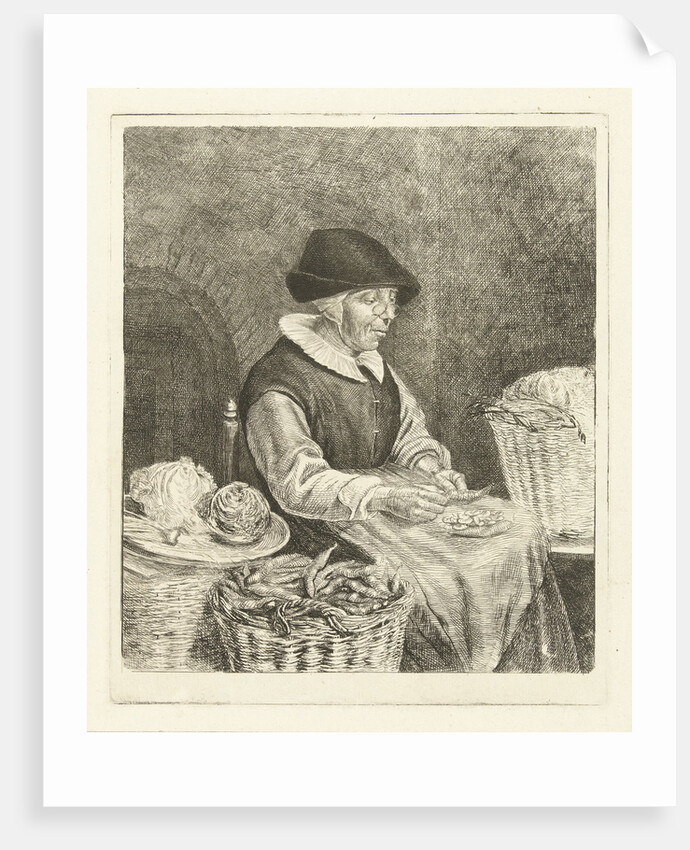 Old woman by Quiringh Gerritsz. van Brekelenkam