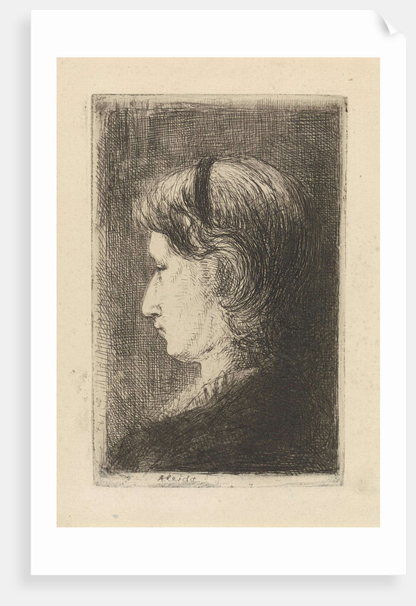 Portrait of Aleida Schaap by Jozef Israëls