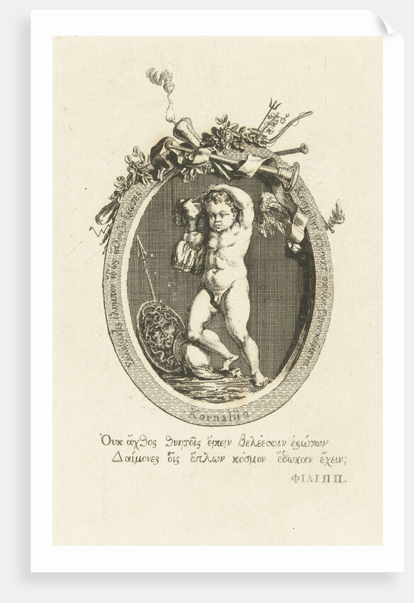 Carnelian with Amor by Willem Bilderdijk