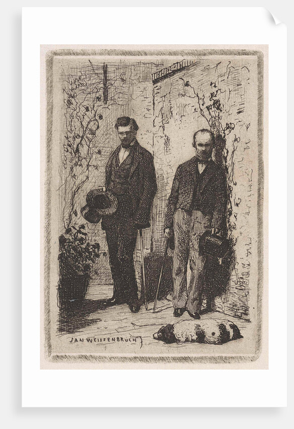 Self Portrait of Frederick Henry Weissenbruch by Jan Weissenbruch