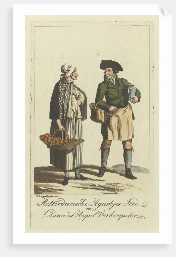 Merchants in Rotterdam by Jan Anthonie Langendijk Dzn