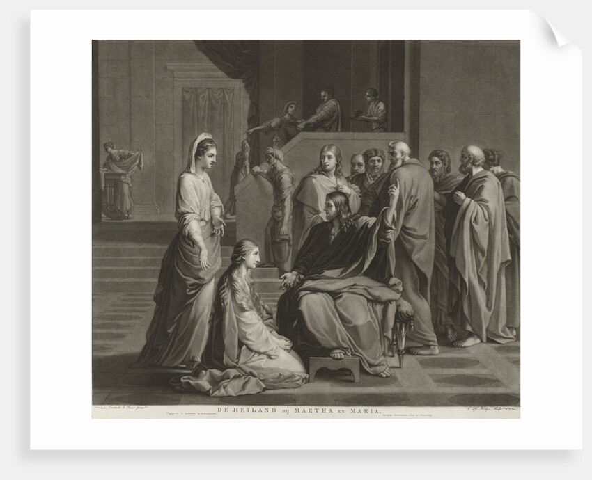 Christ with Martha and Mary by Evert Maaskamp