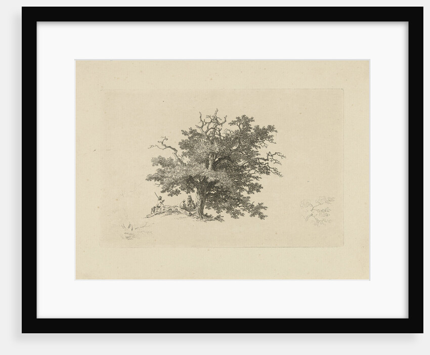 Company under an oak by Remigius Adrianus Haanen