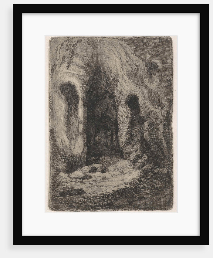 In a cave by Theodoor Schaepkens