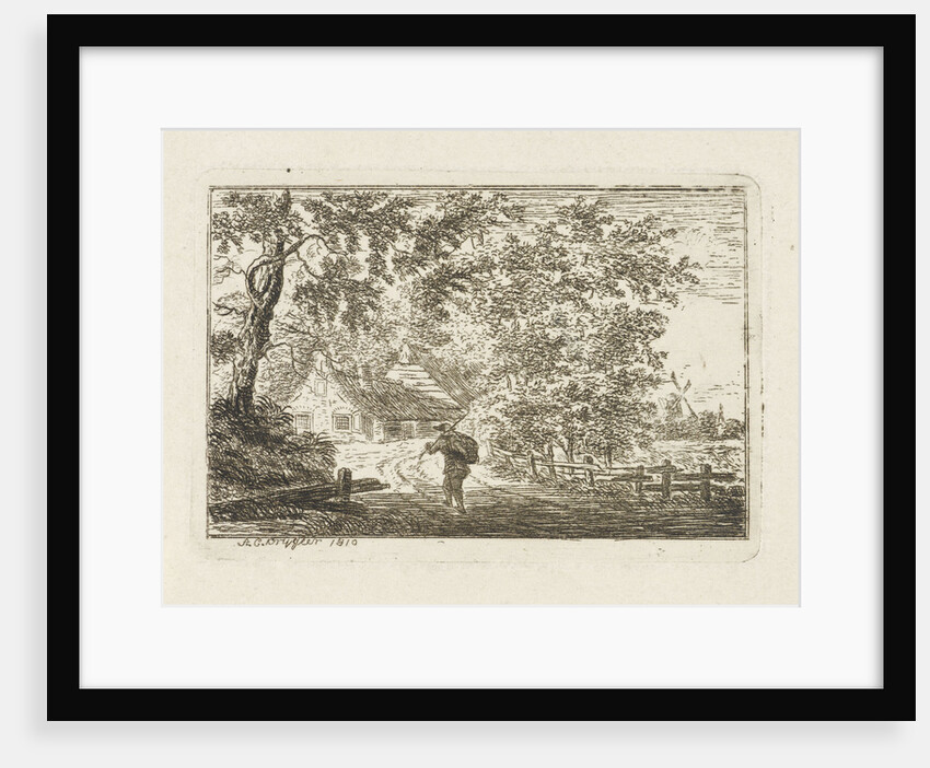 Running man by Andries Cornelis Krijgeer