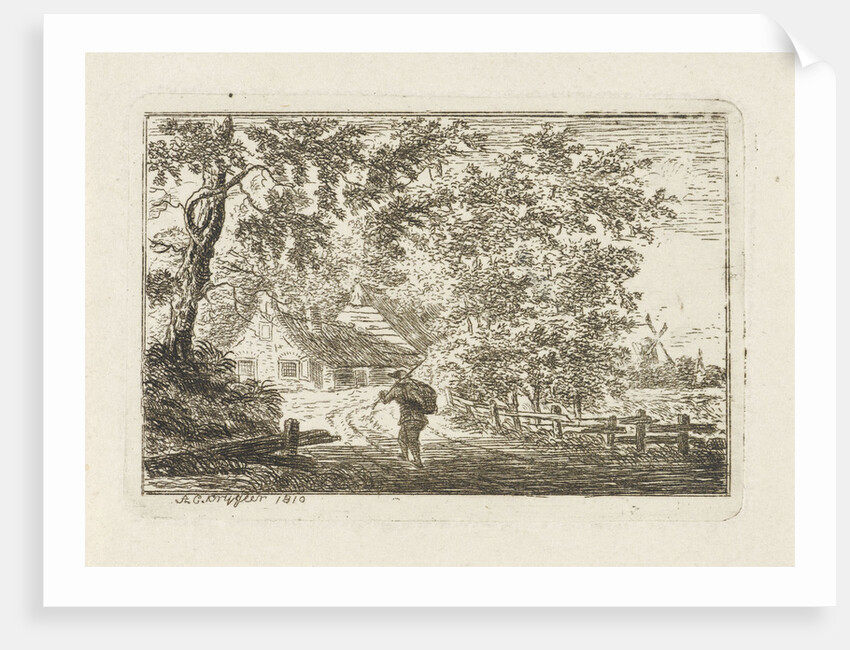 Running man by Andries Cornelis Krijgeer